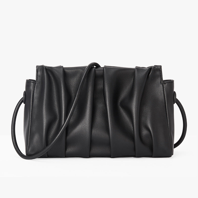 Women's Cloud Genuine Leather Pouch Female Fashion Shoulder Bags