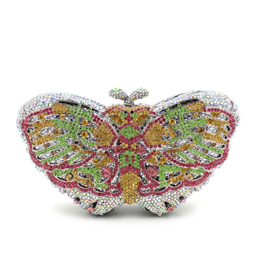 Diamond Clutch Hollow Hard Box Over Banquet Bags