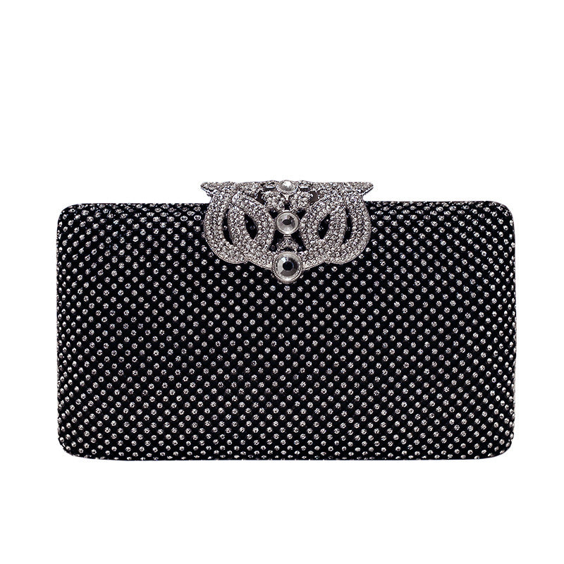 Over Diamond Hand-held Banquet Chain Bridal Evening Bags