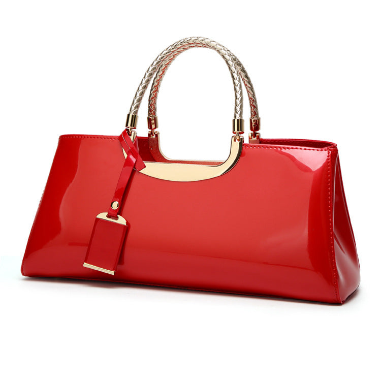 Women's Patent Leather Hand Holding One Wedding Handbags