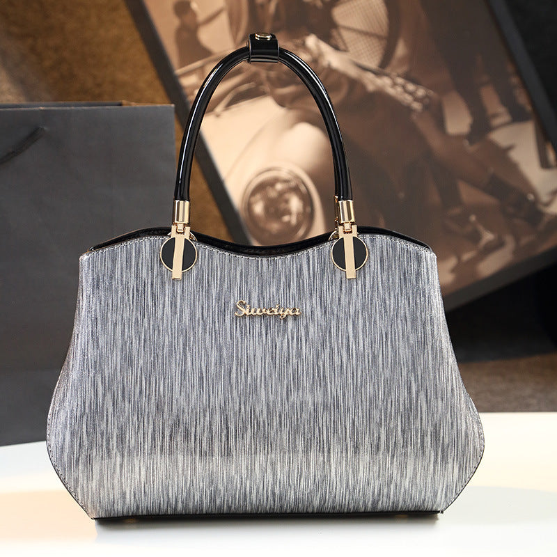Women's Fashion Female Patent Leather Mother Bags