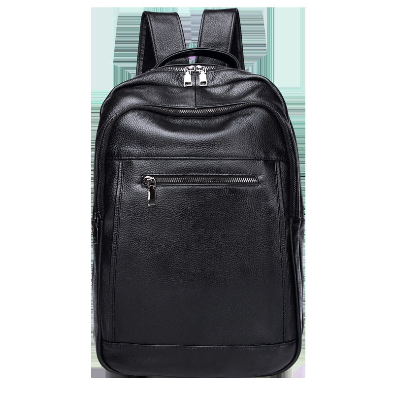 Men's First Layer Cowhide Large Capacity Leather Bags