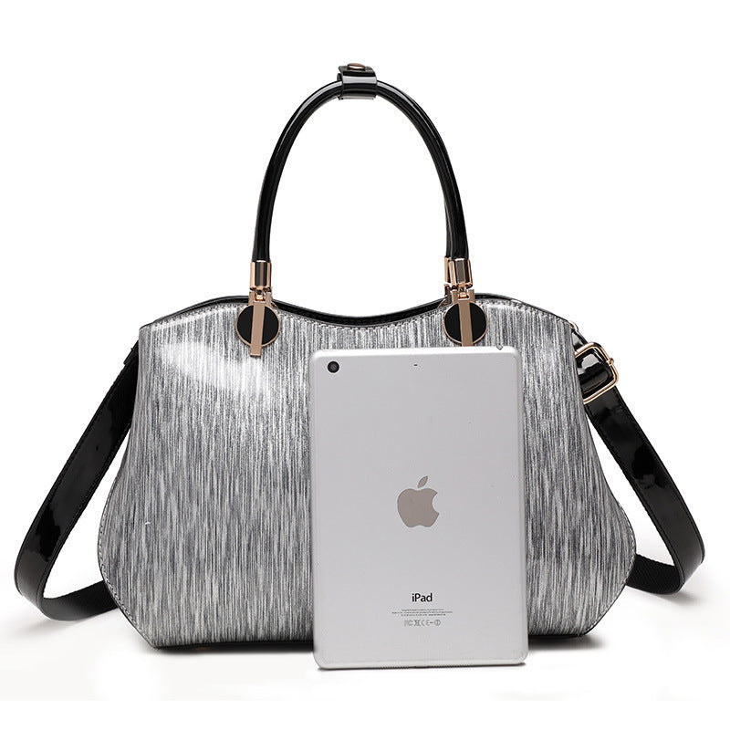 Women's Fashion Female Patent Leather Mother Bags
