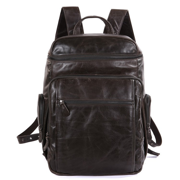 Men's Pretty Retro Style Genuine Leather Backpacks
