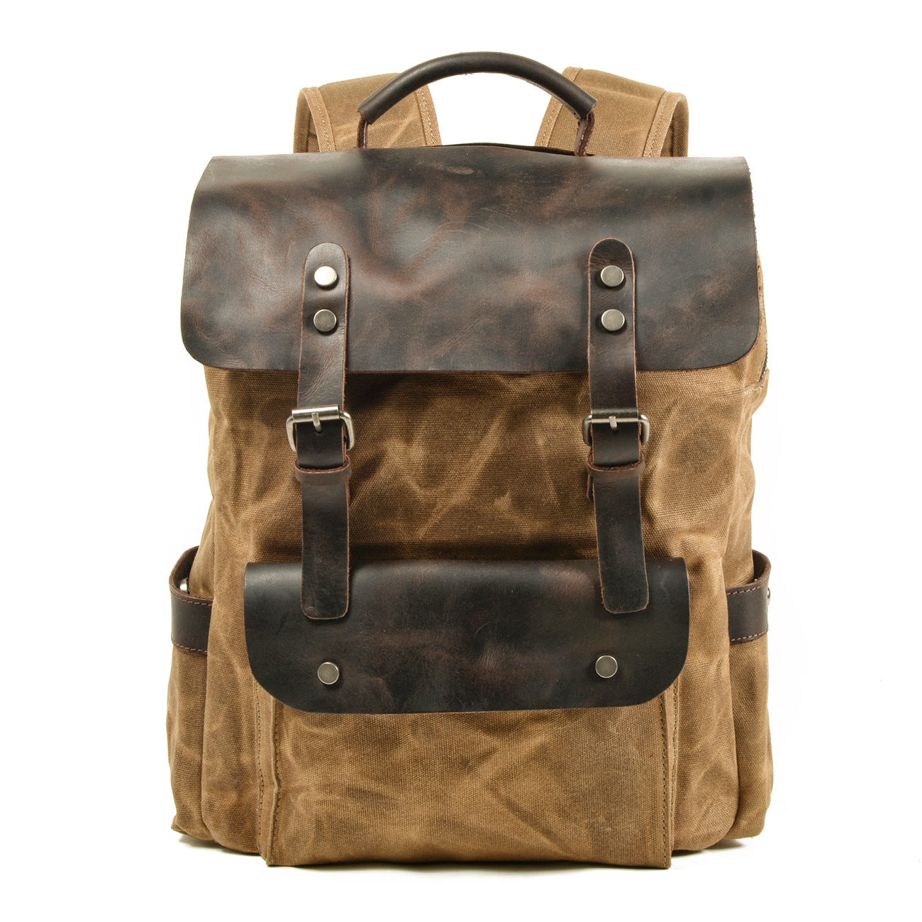 Waterproof Pure Cotton Waxed Canvas With Backpacks