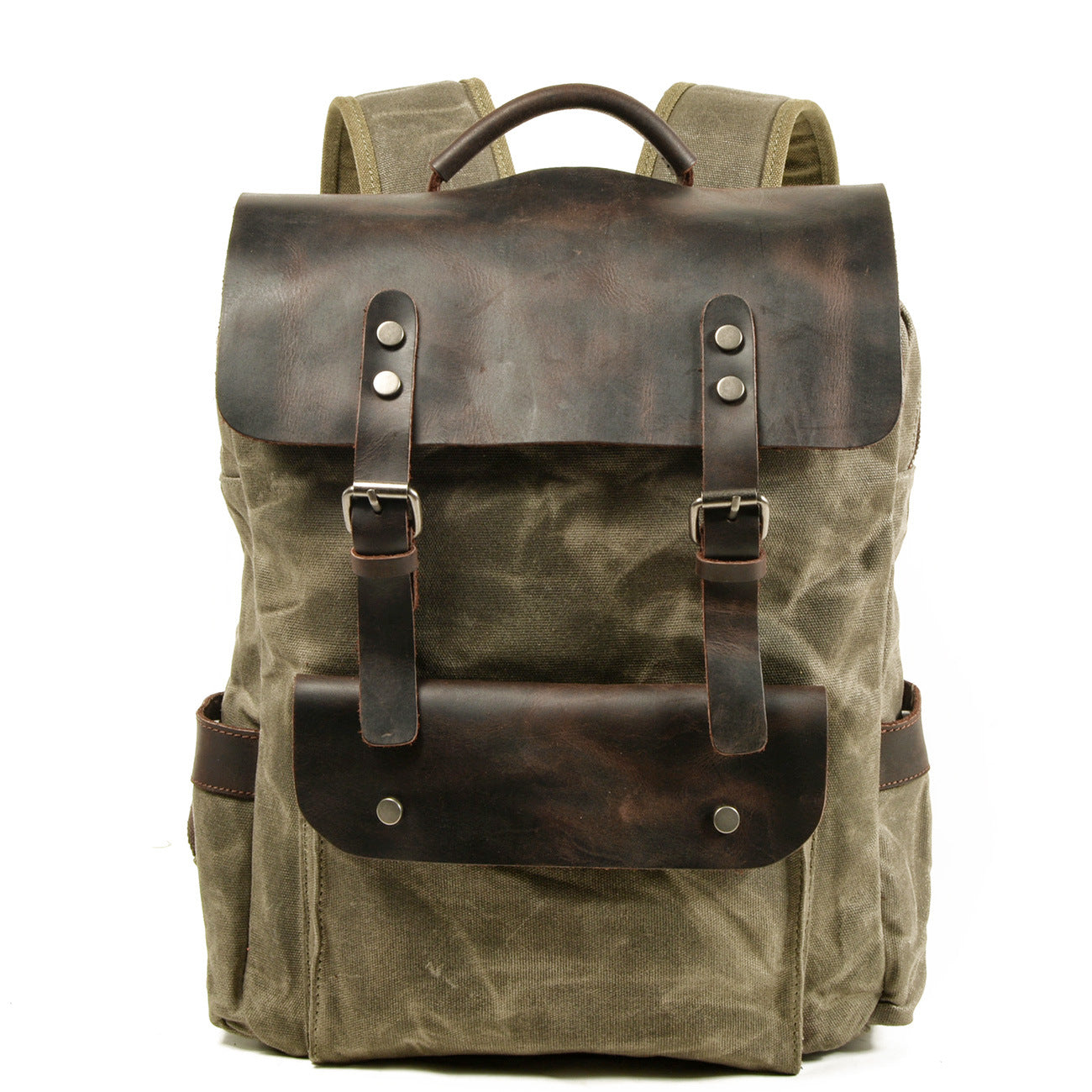 Waterproof Pure Cotton Waxed Canvas With Backpacks