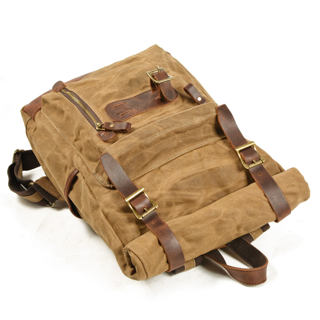 Men's Canvas Knight Motorcycle Waterproof Breathable Military Backpacks