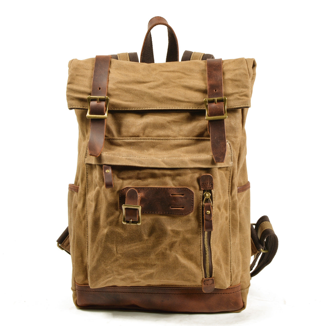 Men's Canvas Knight Motorcycle Waterproof Breathable Military Backpacks