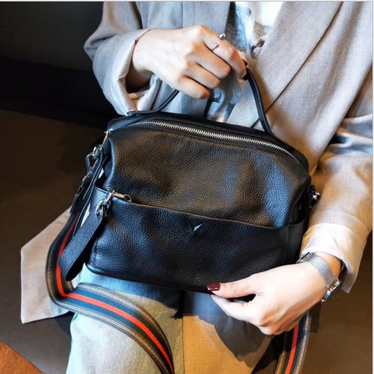 Women's Versatile Korean Style Vintage Leather Bags