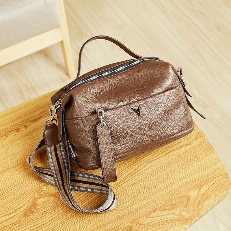 Women's Versatile Korean Style Vintage Leather Bags