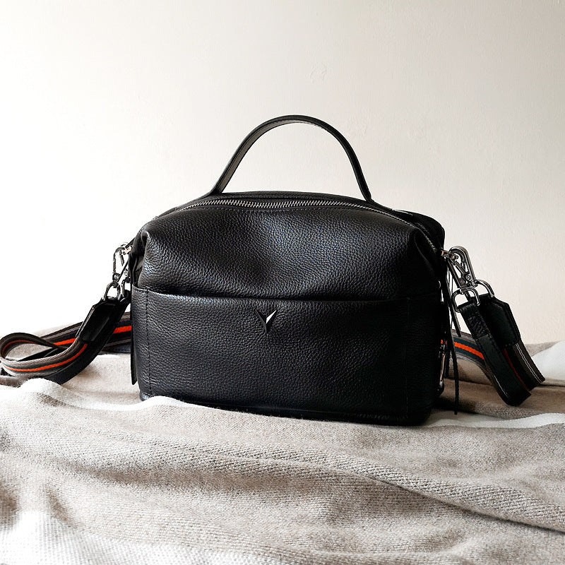 Women's Versatile Korean Style Vintage Leather Bags