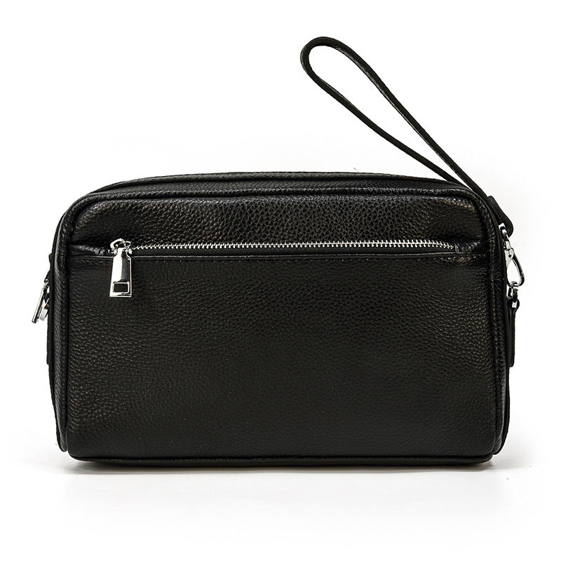 Women's & Men's & Crazy Horse Leather Clutch Vintage Genuine Men's Handbags