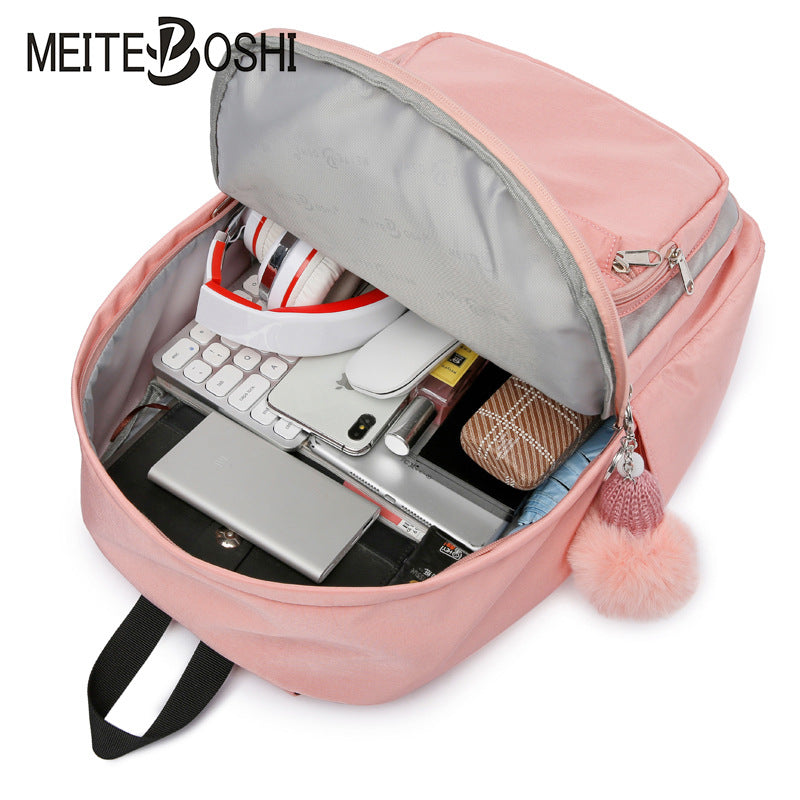 Cloth Waterproof Campus Two Three Four Five Six Seven Backpacks