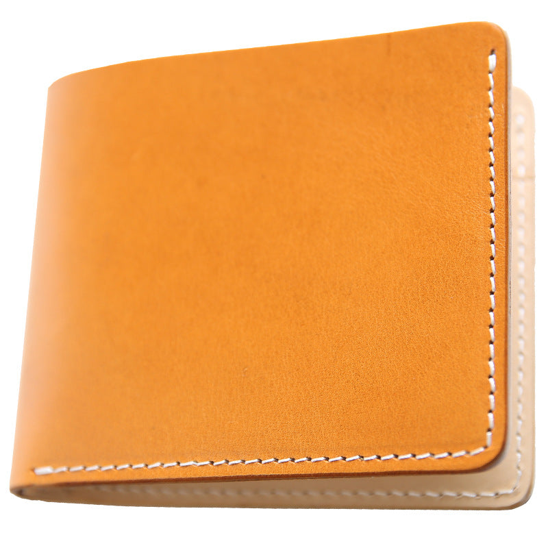 Men's Handmade Retro Leather First Layer Cowhide Men's Wallets
