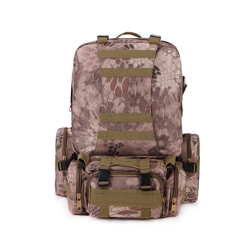 Large Capacity Combination Camping Army Camouflage Mountaineering Backpacks