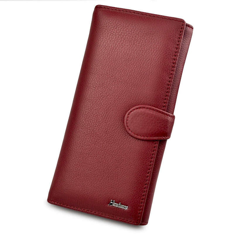 Women's Popular Leather Clutch Fashion Off Ladies Wallets