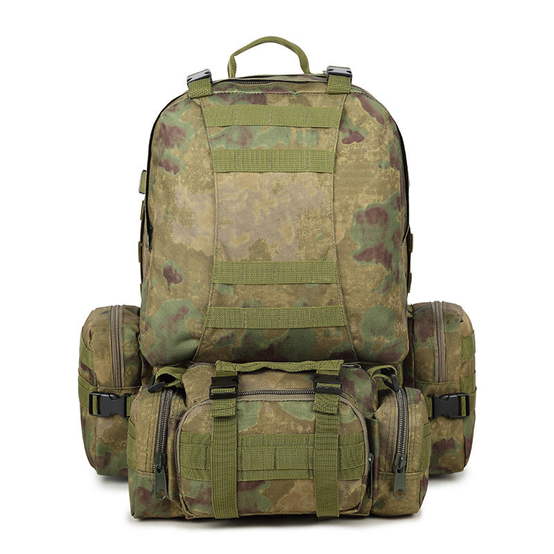 Large Capacity Combination Camping Army Camouflage Mountaineering Backpacks