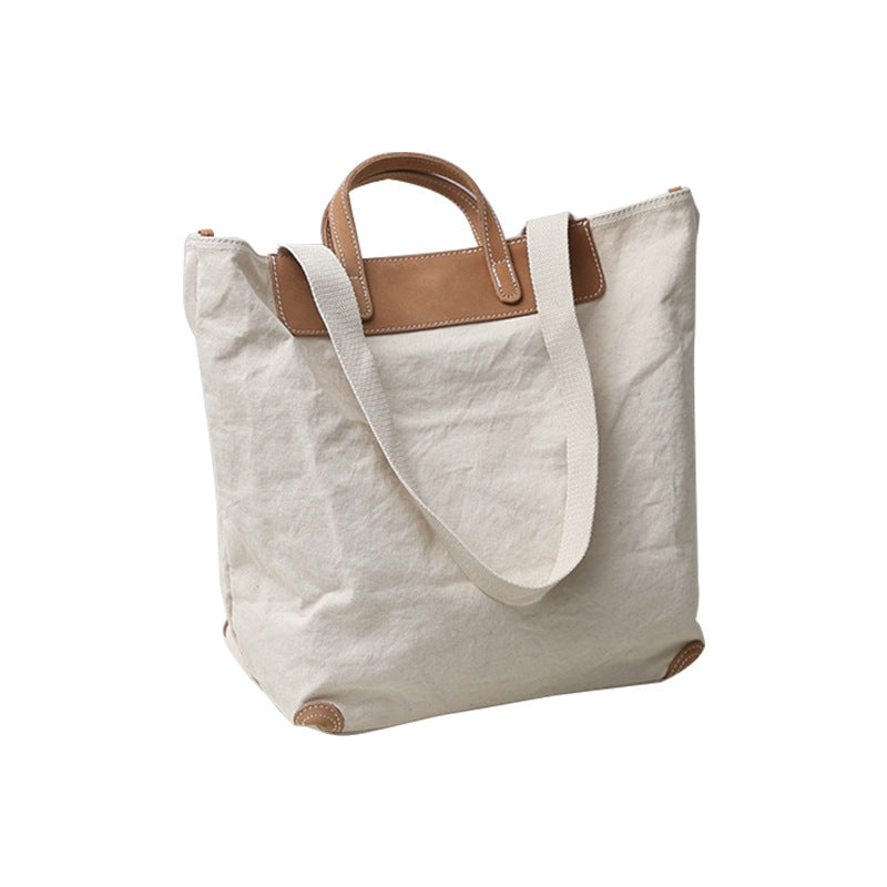 Women's & Men's & Portable Versatile Large Capacity Canvas Shoulder Bags