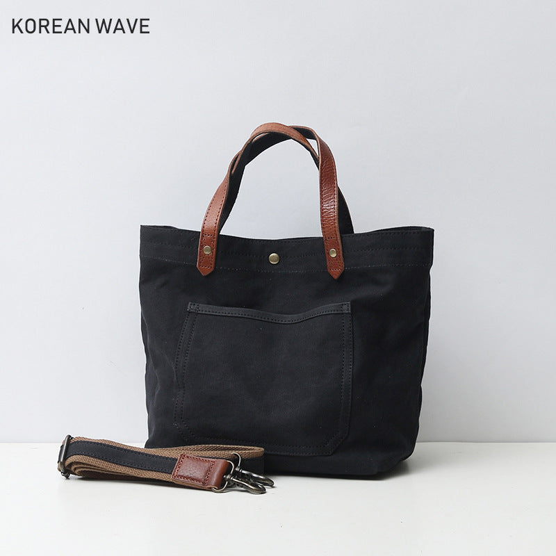 Women's Attractive Canvas Korean Simple Versatile Shoulder Bags