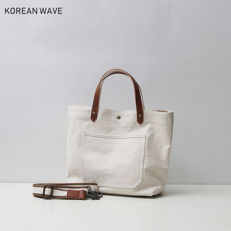 Women's Attractive Canvas Korean Simple Versatile Shoulder Bags