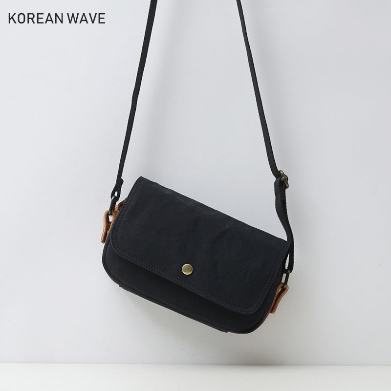 Cool Leisure Canvas Retro Versatile Back Crossbody Bags
