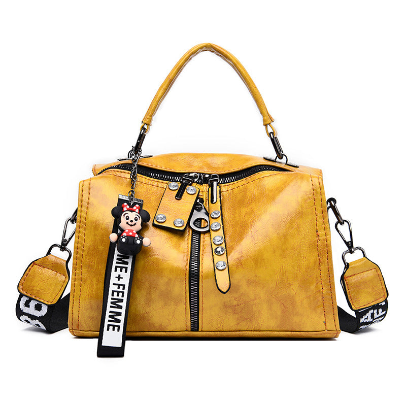 Women's Super Hot Live Broadcast Leather Light Backpacks