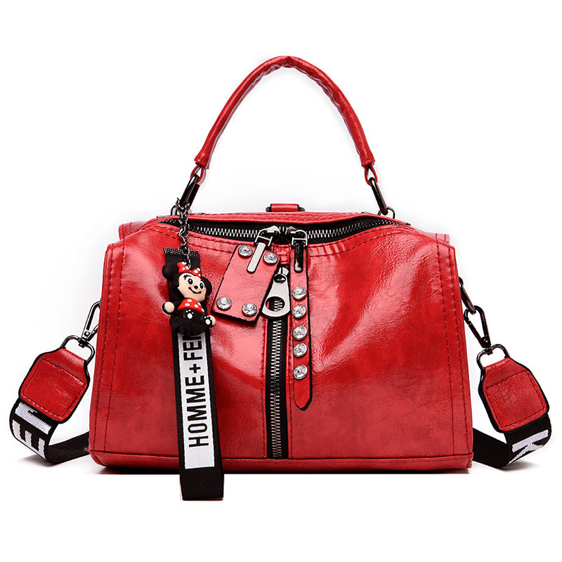Women's Super Hot Live Broadcast Leather Light Backpacks