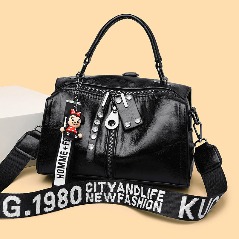 Women's Super Hot Live Broadcast Leather Light Backpacks