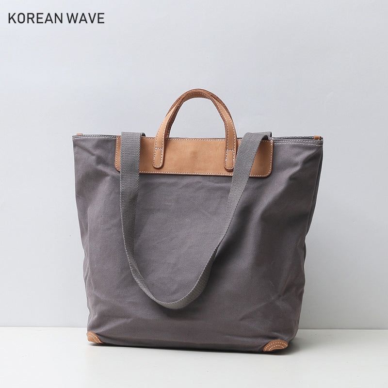 Women's & Men's & Portable Versatile Large Capacity Canvas Shoulder Bags