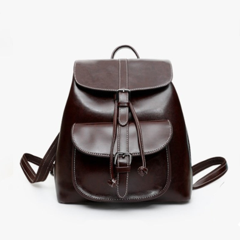 Women's Spring Fashion Closed Flip Korean Style Backpacks