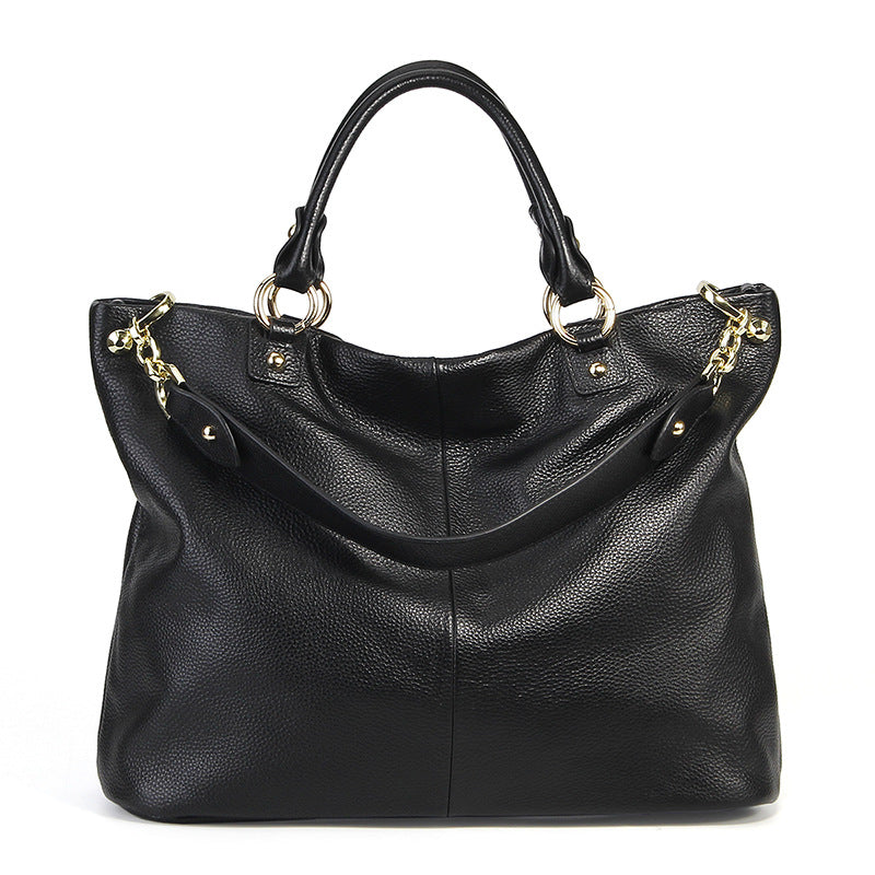 Women's Top Layer Cowhide Fashion Genuine Leather Shoulder Bags