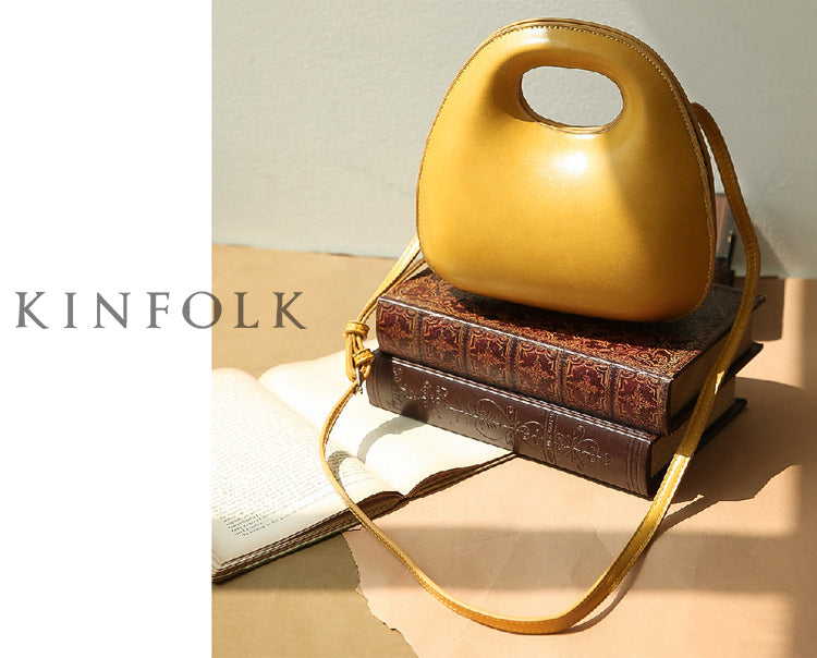 Women's Egg Fashion Round Portable Trendy Creativity Bags