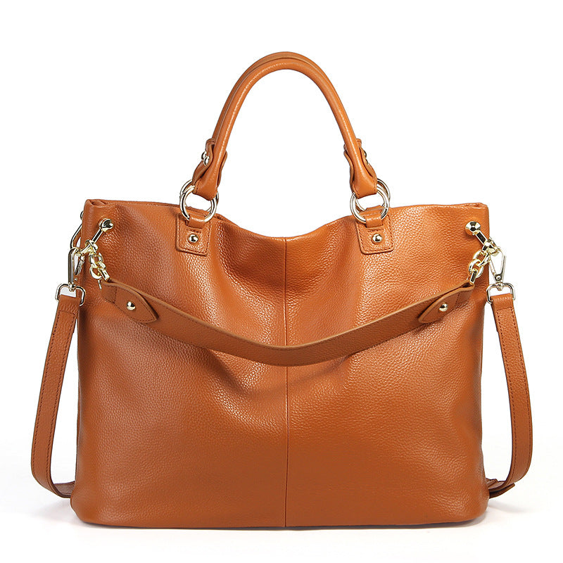 Women's Top Layer Cowhide Fashion Genuine Leather Shoulder Bags