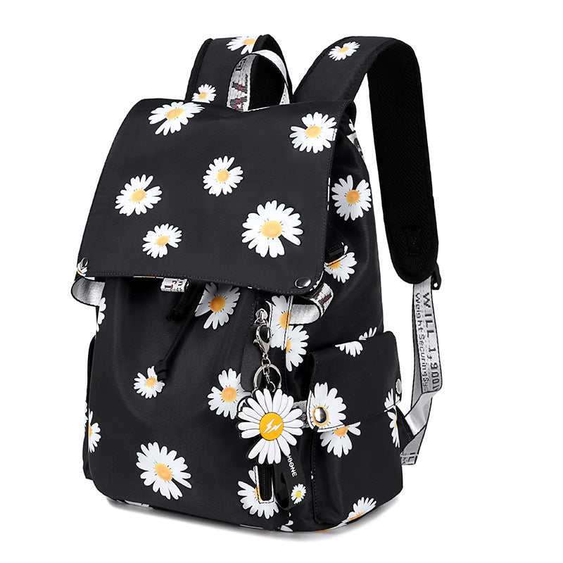Women's Little Daisy High Trendy Lightweight Large Backpacks