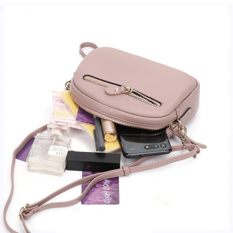 Women's Fashion Elephant Trend First Layer Cowhide Shoulder Bags