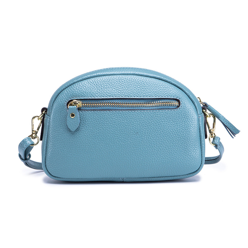 First Layer Cowhide Elephant Niche Live Crossbody Bags