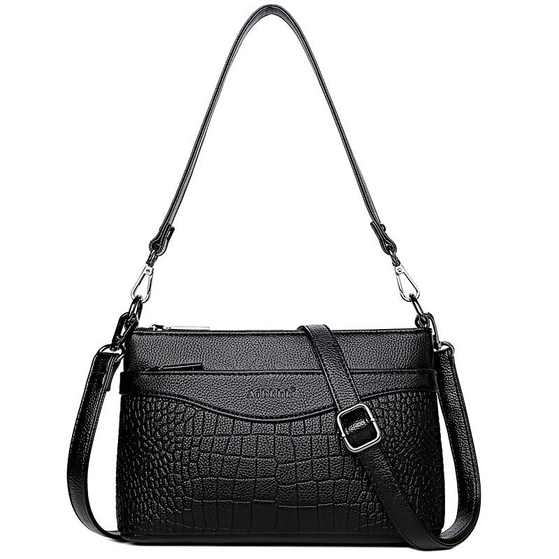 Pouch Female Crocodile Pattern Portable For Crossbody Bags