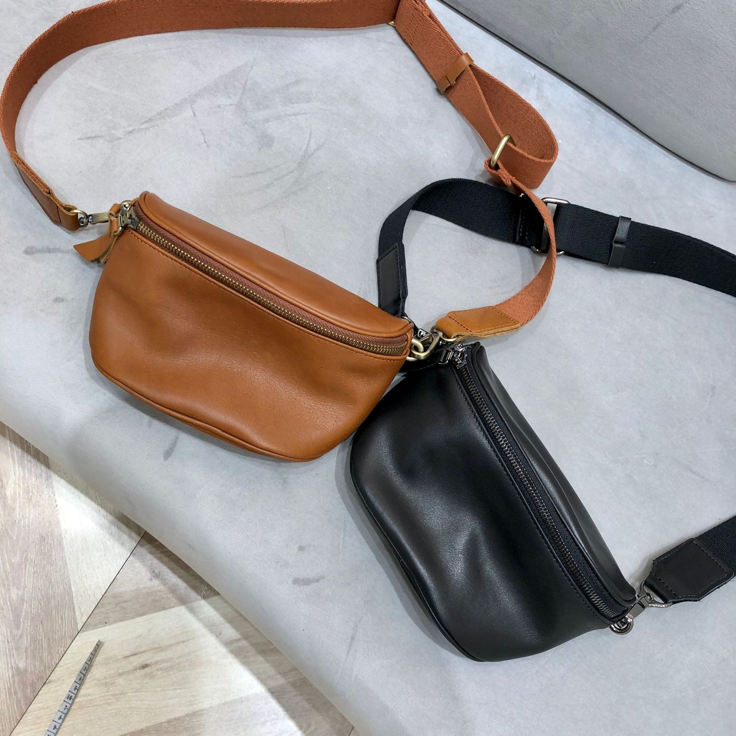 Leather Handmade First Layer Cowhide Saddle Shoulder Bags