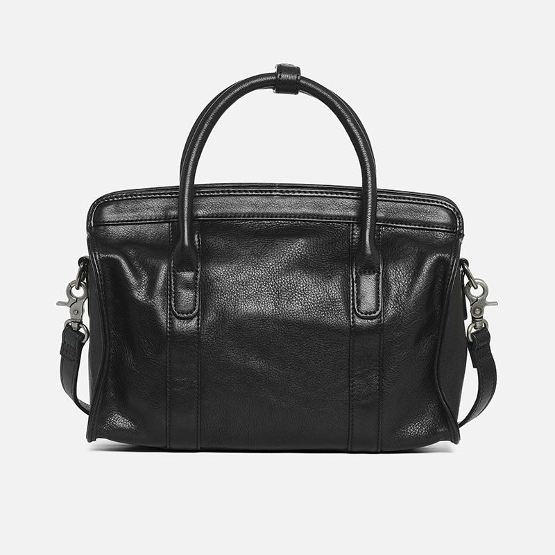Women's Niche Hand Dyed First Layer Cowhide Handbags