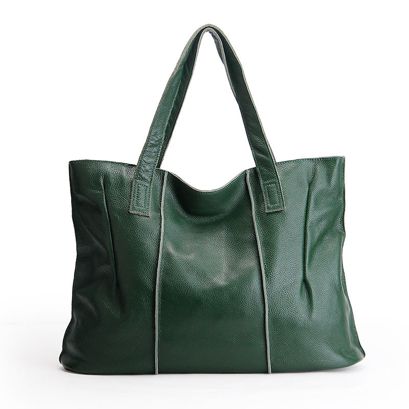 Women's First Layer Cowhide Fashion Genuine Leather Shoulder Bags
