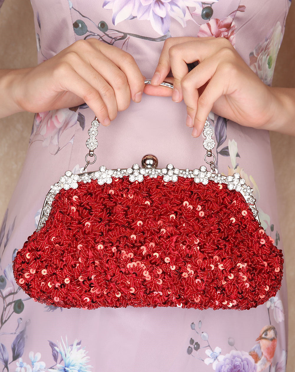 Heritage Classic Retro Exquisite Dinner Handmade Beaded Evening Bags