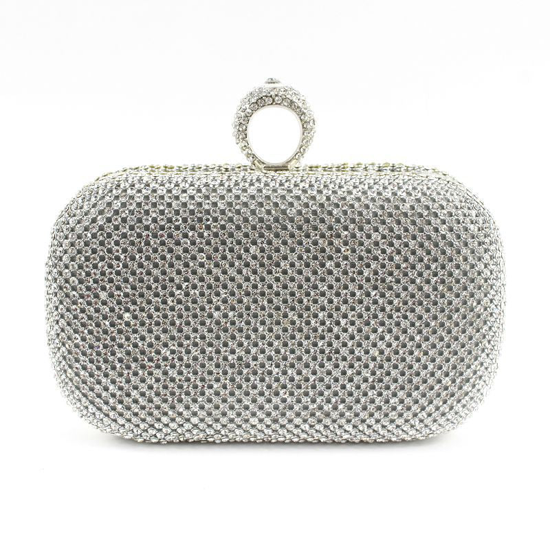 Women's Moon Full Diamond Dinner Banquet Party Evening Bags
