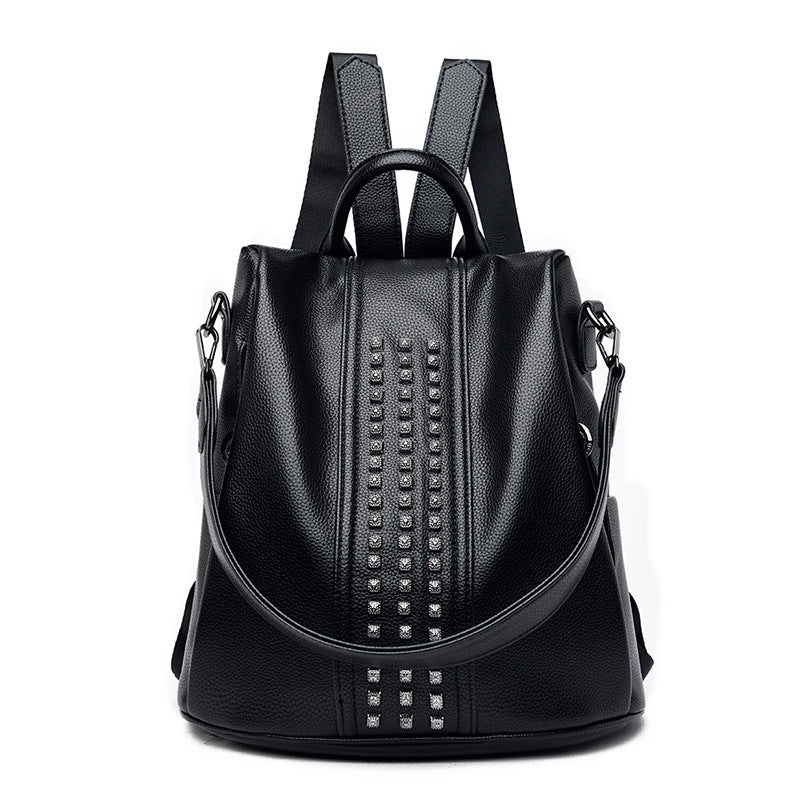 Women's Trendy Studded Western Style Multipurpose Soft Backpacks