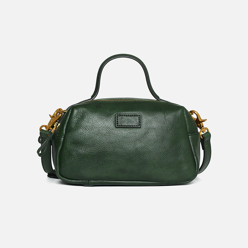 Women's Versatile Large Capacity Genuine Leather Retro Crossbody Bags