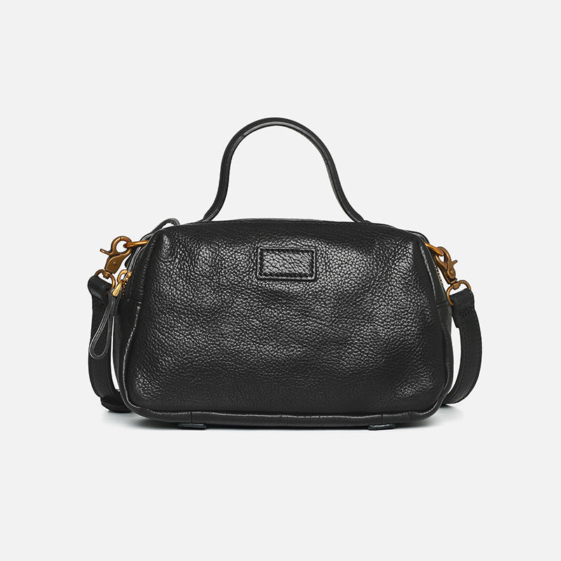Women's Versatile Large Capacity Genuine Leather Retro Crossbody Bags
