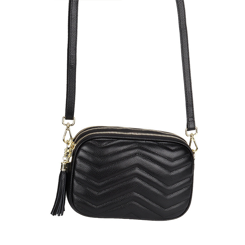 Women's Genuine Leather Large Capacity Top Layer Crossbody Bags