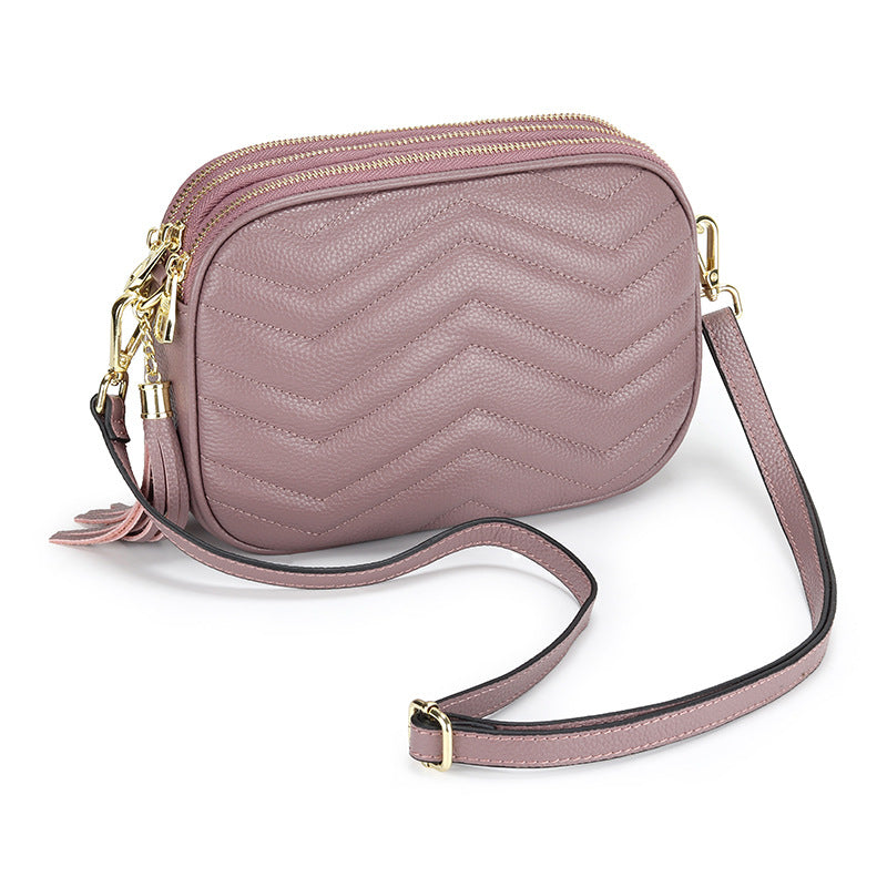 Women's Genuine Leather Large Capacity Top Layer Crossbody Bags