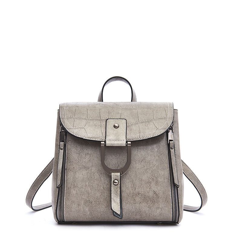 Women's Genuine Leather Fashion Retro Trendy Backpacks