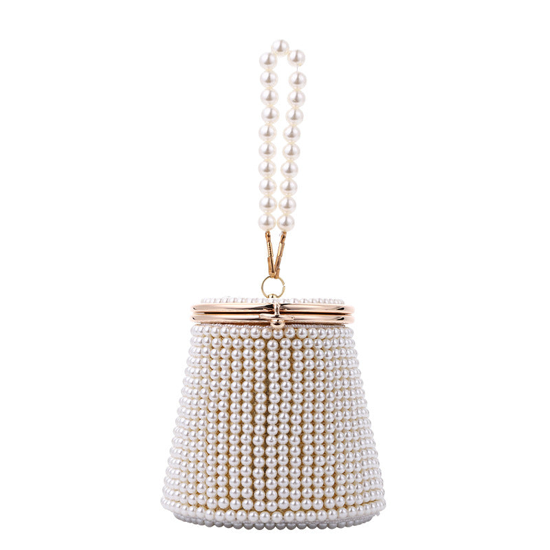 Classy Comfortable Pearl Dinner Portable Niche Evening Bags