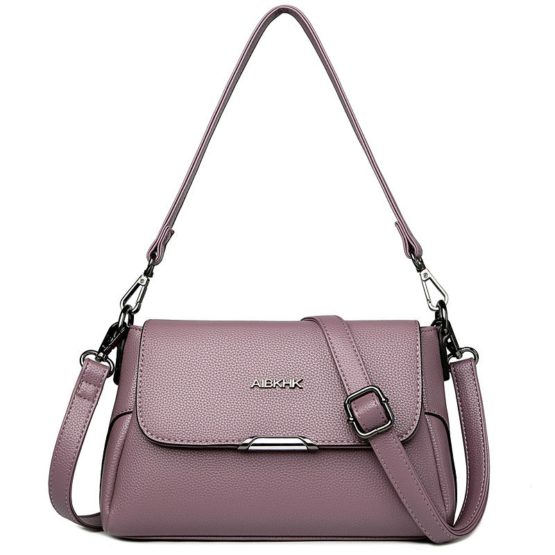 Soft Leather For Mom Fashion Portable Crossbody Bags